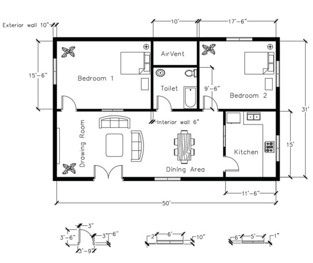 1. House Plan