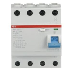F204 AC-63/0.03, Current Ratings 63A, 4P, Residual Current Circuit Breaker (RCCB) – ABB